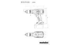 Акумуляторний ударний шуруповерт Metabo SB 18 LTX-3 BL I LiHD 5.5 Аг