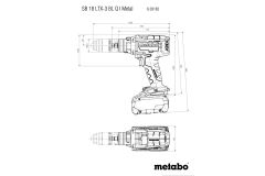 Аккумуляторный ударный шуруповерт Metabo SB 18 LTX-3 BL Q I Metal LiHD 5.5 Ач