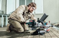 Аккумуляторная торцовочная пила Metabo KGS 18 LTX 216 LiHD 5.5 Ач