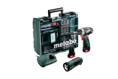 Аккумуляторный шуруповерт Metabo PowerMaxx BS Basic Mobile Workshop + TLA LED