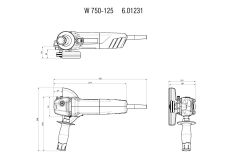 Болгарка Metabo W 750-125 ЗПП