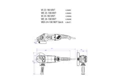 Болгарка Metabo WEA 24-180 MVT Quick DMS