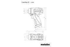 Аккумуляторный шуруповерт Metabo PowerMaxx BS Basic 3x2.0 Ач