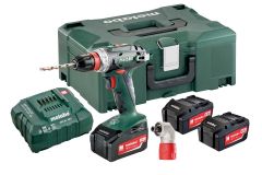 Аккумуляторный шуруповерт Metabo BS 18 Quick Set 3x4.0 Ач