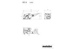 Набір штроборіз Metabo MFE 40 + пилосос Metabo  ASR 35 M ACP