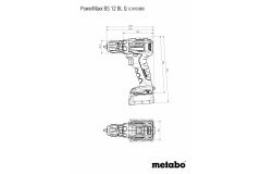 Акумуляторний шуруповерт Metabo PowerMaxx BS 12 BL Q LiHD 2x4.0 Аг