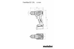 Аккумуляторный шуруповерт Metabo PowerMaxx BS 12 BL LiHD 2x4.0 Ач