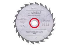 Пильный диск Metabo Precision cut  HW/CT 165х2.2/1.4x20, Z24 WZ 20°