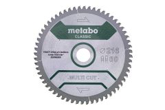 Пильный диск Metabo Multi cut Classic HW/CT 254х2.6/1.8x30, Z60 FZ/TZ 5° отр.