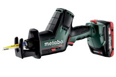 Акумуляторна шабельна пила Metabo SSE 18 LTX BL Compact LiHD 2x4.0 Аг