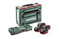Базовий комплект Metabo LiHD 4x5.5 Аг + ASC 145 DUO + MetaBox
