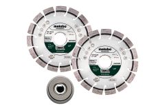 Комплект Metabo 2 алмазных универсальных круга UP 125 мм + быстрозажимная гайки Quick