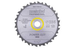 Пильный диск Metabo Power cut HW/CT 235х2.6/1.8x30, Z18 FZ/FA 10°
