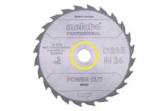 Пильный диск Metabo Power cut HW/CT 235х2.6/1.8x30, Z24 WZ 20°