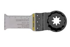 Занурювальне пиляльне полотно по дереву та металу Metabo StarlockPlus BIM 28 мм