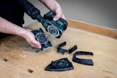 Акумуляторна вібраційна шліфувальна машина Metabo PowerMaxx SRA 12 BL каркас Set
