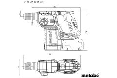 Акумуляторний перфоратор Metabo KH 18 LTX BL 24