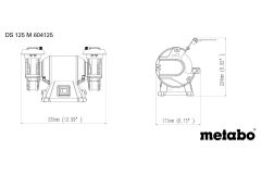Точило Metabo DS 125 M
