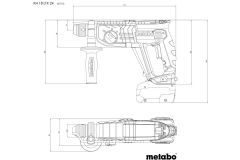 Акумуляторний перфоратор Metabo KH 18 LTX 24 Li-Power 5.2 Аг