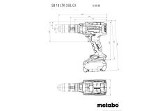 Аккумуляторный ударный шуруповерт Metabo SB 18 LTX-3 BL Q I Каркас