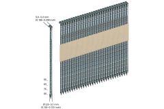 Гвозди оцинкованные Metabo D34° 2,8 x 63 мм, 4000 шт