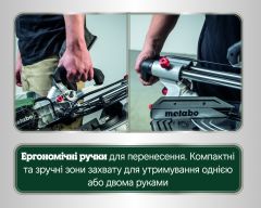 Торцовочная пила Metabo KGS 216 M New