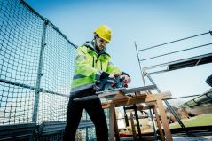 Аккумуляторная дисковая пила Metabo KS 18 LTX 57 BL Set Каркас
