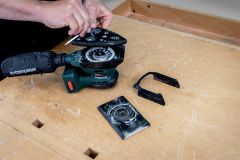 Акумуляторна багатофункціональна шліфувальна машина Metabo SM 18 LTX BL каркас MetaBox