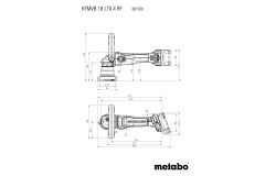 Акумуляторний кромковий фрезер по металу Metabo KFMVB 18 LTX BL 4 RF каркас
