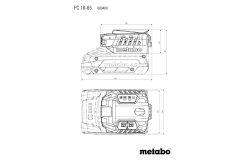 Мобільний зарядний пристрій Metabo PC 18-65