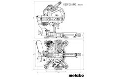 Торцовочная пила Metabo KGSV 254 MC