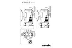 Комбинированный погружной насос Metabo KP 160-35 SF