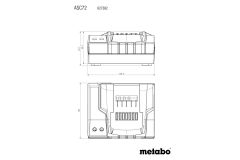 Зарядний пристрій Metabo ASC 72 AIR COOLLED
